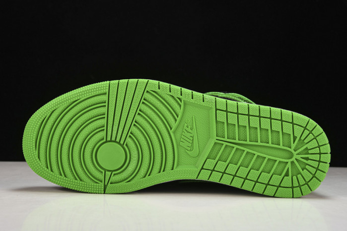 jordan 1 retro high pine green black   555088--030