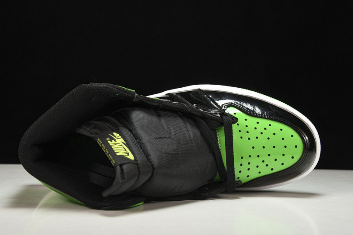 jordan 1 retro high pine green black   555088--030