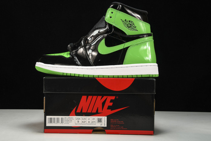 jordan 1 retro high pine green black   555088--030