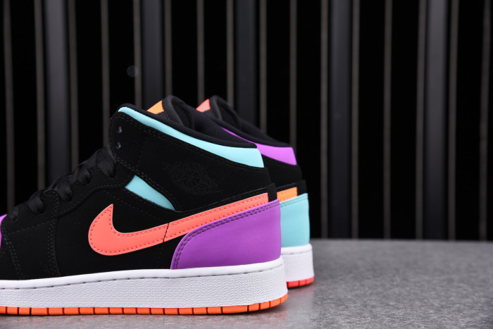 jordan 1 mid multi-color (gs)  554725-083