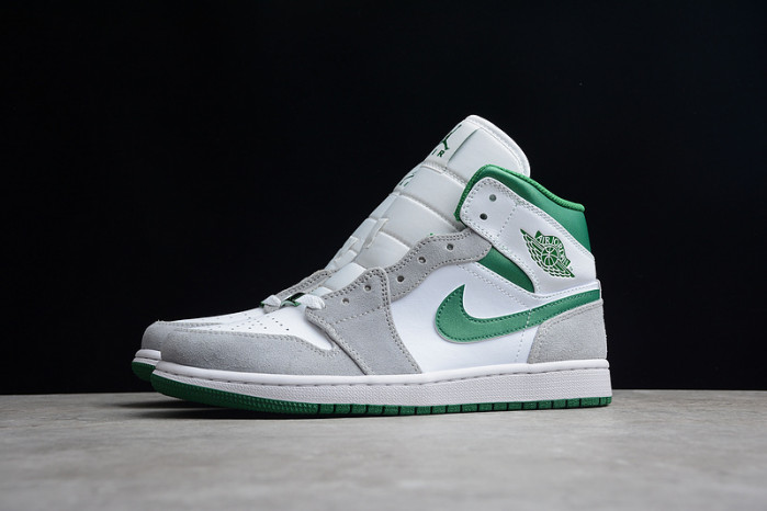 jordan 1 mid grey green dc7294-103