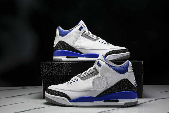 jordan 3 retro white/royal blue ct8532-145