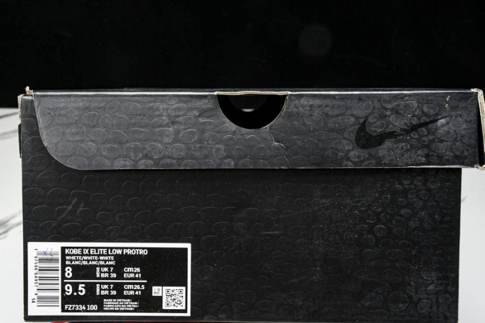 NK Zoom Kobe IX Low Protro "HALO" FZ7334-100