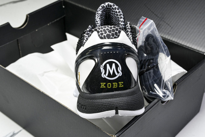 Nike Kobe 7 VI WHITE AND BLACK BLANC ET NOIR CW2190-002