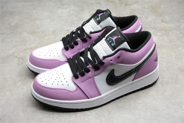 jordan 1 low se violet shock white black ck3022-503