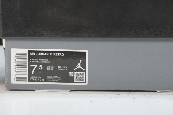 jordan 11 retro platinum tint - 378037-016
