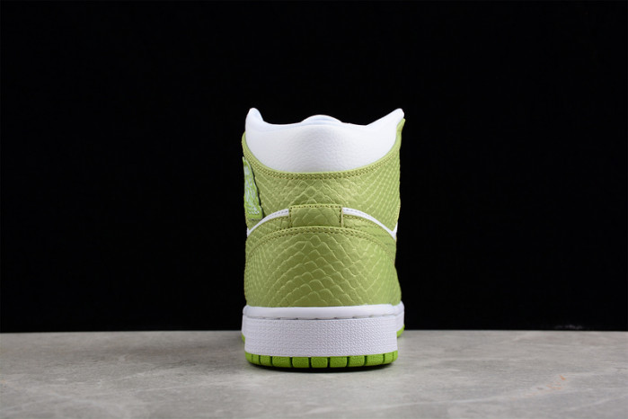 jordan 1 mid green python (w) - dv2959-113